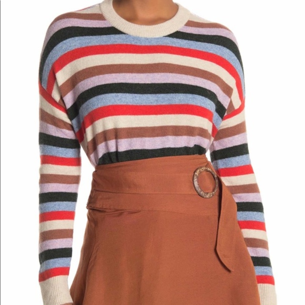 Madewell Striped Pullover Sweater size medium - Picture 1 of 2